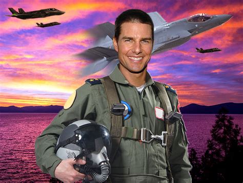 Tom Cruise Filming Action Scenes For Top Gun 2 In Lake Tahoe