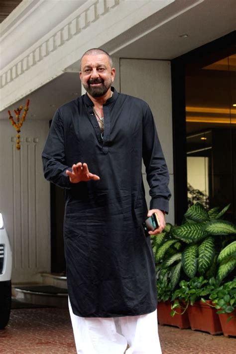 sanjay dutt at anand pandit s residence