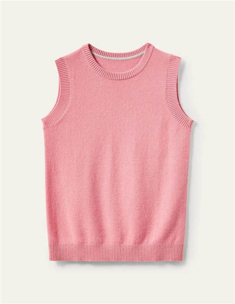 Cashmere Knitted Tank Top Formica Pink Boden Uk