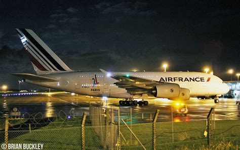 Air France A380 861 F Hpjj Taxing On To Stand At Shannon F Flickr