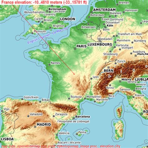 Elevation Map Of Tarn France Topographic Map Altitude Map Hot Sex Picture
