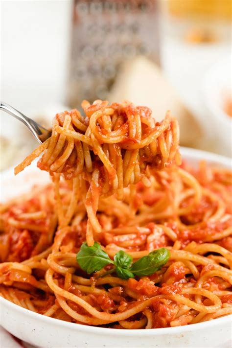 Pasta Pomodoro Recipe From Pasta Pomodoro Spaghetti