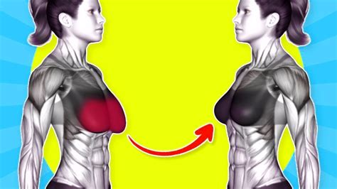 chest workout to lift firm and perk up your breasts grow fast at home youtube