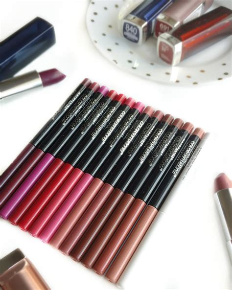 Maybelline Color Sensational Shaping Lip Liner Review Swatches