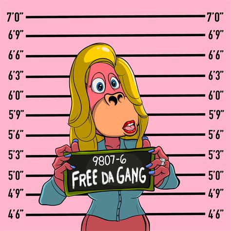 Free The Gang Apes Nft Collection Raises Awareness For Talent Locked Behind Bars Issuewire