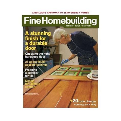 Fine Homebuilding Magazine Subscription