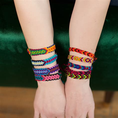 Cotton Friendship Bracelets - Bracelets - Handmade Guatemalan Imports