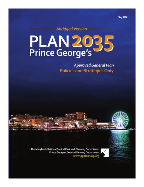 General Plan Summary Booklet By Maryland National Capital Park