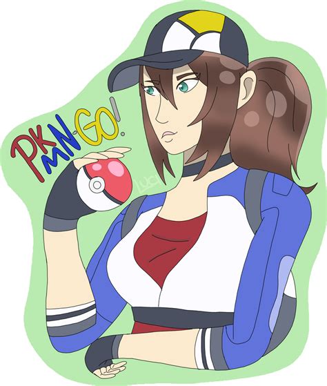 Pokemon Go Trainer By Luciblook On Deviantart