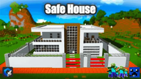 Safe House Map Buildingsystem Mcpe Addons Minecraft Pe Addons