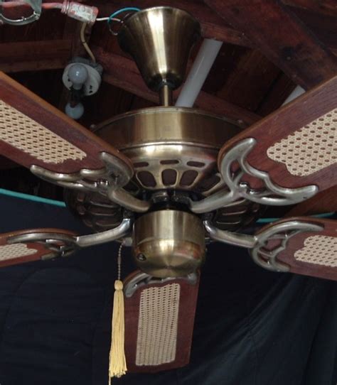 It's so quiet that you won't even hear it over the sound of running water. Unknown GE Vent Five Blade Ceiling Fan From The Mid 1980s