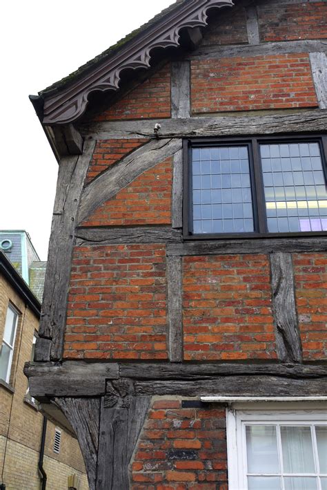 Brick Infill Or Nogging Medieval Timber Frame House Construction