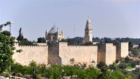 Walls Of The Old City Of Jerusalem