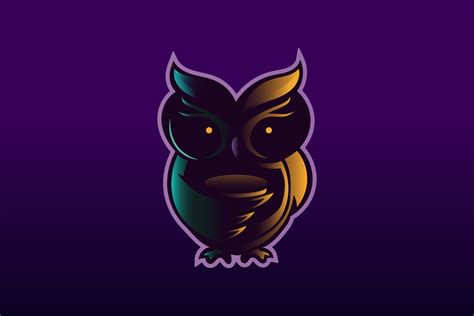 Owl Mascot Logo Gaming Gráfico Por Barra Zain · Creative Fabrica