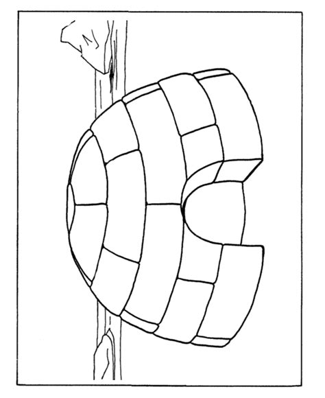 You can use our amazing online tool to color and edit the following igloo coloring pages. Bluebonkers :Printable Winter Coloring pages - Eskimo Igloo
