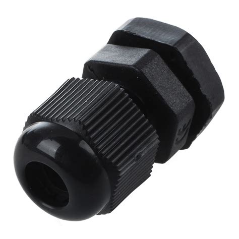 Pg Black Plastic Waterproof Cable Glands Joints Pcs In Cable Glands From Home Improvement On