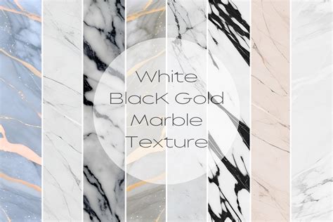 White Black And Gold Marble Texture Graphic By Uniqueme · Creative Fabrica