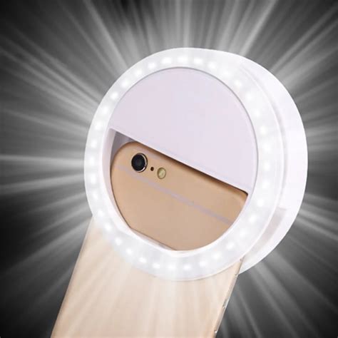 Universal Selfie LED Ring Flash Light Portable Mobile Phone 36 LEDS