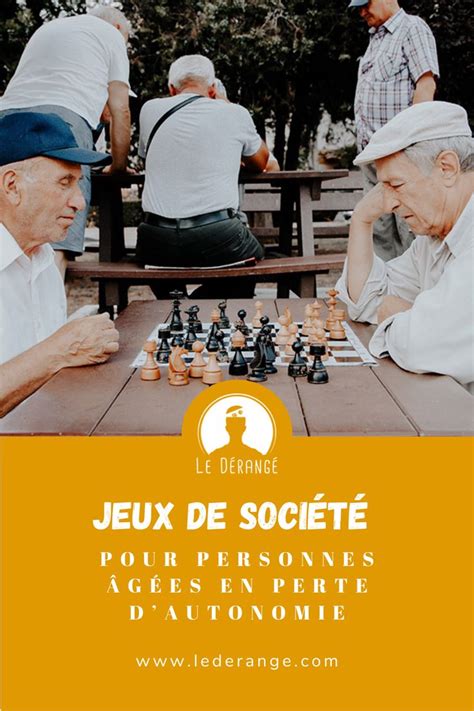 Recommandations de jeux de société pour personnes âgées en perte d