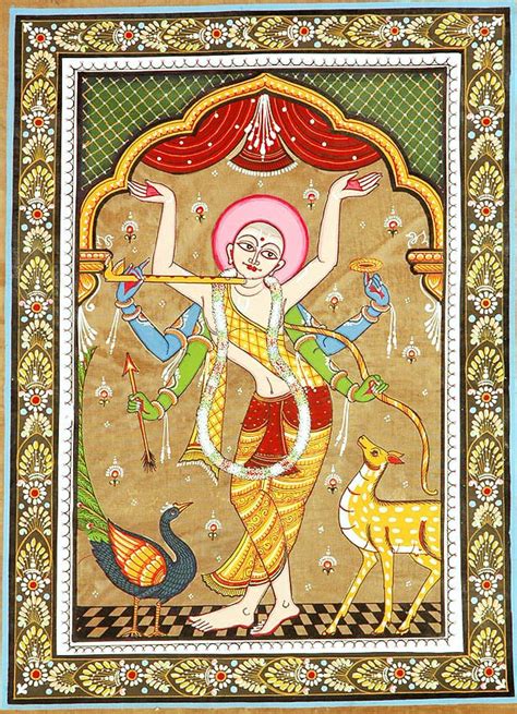 A Composite Image Of Shri Krishna Shri Rama And Chaitanya Mahaprabhu Exotic India Art