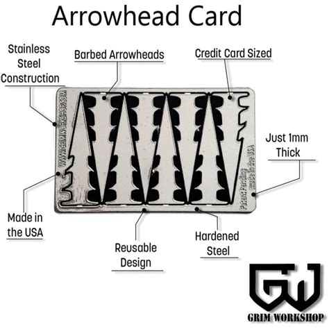 Gricard006 Grim Workshop Arrowhead Survival Card