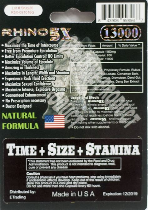 First test report with pictures shows, which results and effects are possible according to experiences | free tips. Rhino 5X 13000 Gold Genuine Male Enhancement Pill