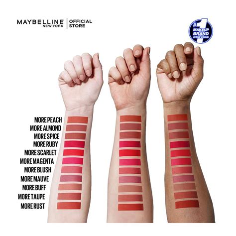 order maybelline new york color sensational ultimate matte lipstick 699 more buff online at
