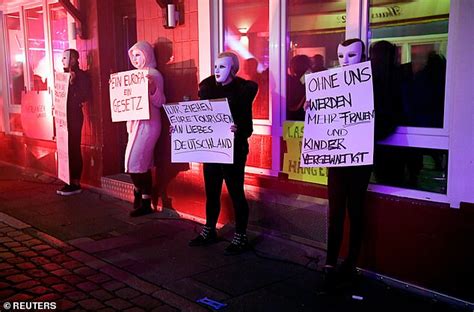 hamburg sex workers demand germany s brothels reopen daily mail online