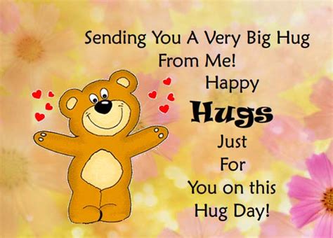 happy hugs    hug day ecards greeting cards