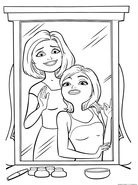 Mother And Daughter Coloring Pages To Download And Print For Free