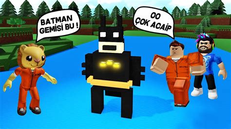 Dnzy Ekİbİ Batman Gemİsİ Yapti Build A Boat Roblox Türkçe Youtube