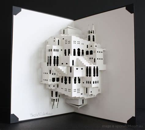 Ok, so i guess you already know we have a soft spot for unique pop up books; M.C. Escher pop-up book by Ingrid Siliakus | Paper ...