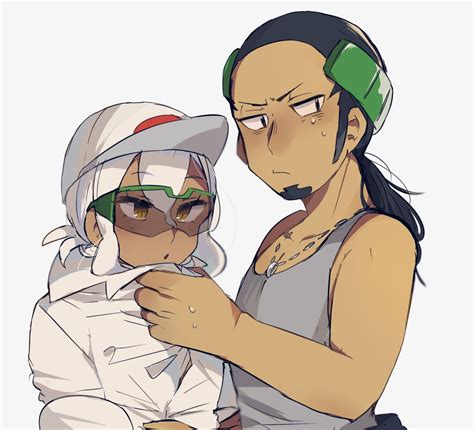 Burnet And Kukui Clothes Swap Pok Mon Sun And Moon Know Your Meme