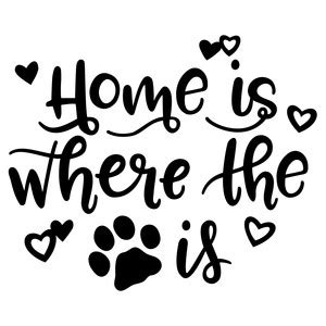 Download Silhouette Design Store - View Design #185740: home is where the pet is