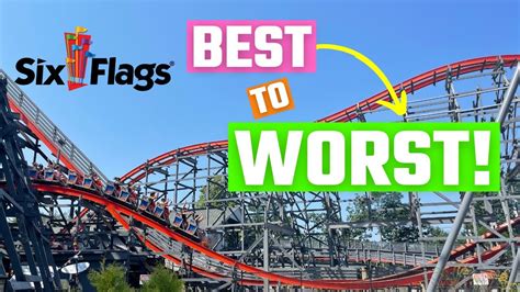Ranking The Six Flags Parks From Best To Worst Youtube