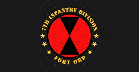 7th Infantry Division Fort Ord Wo Bkgrd 7th Infantry Division Fort