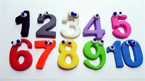 Learn Numbers 1 10 Spelling Colors Play Doh For Kids Toddlers
