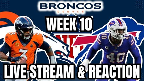 Broncos Vs Bills Live Stream Mnf W Scoreboard Free Play By Play