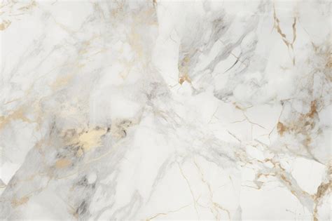 Premium Photo A White Marble Wall With Gold And White Marble