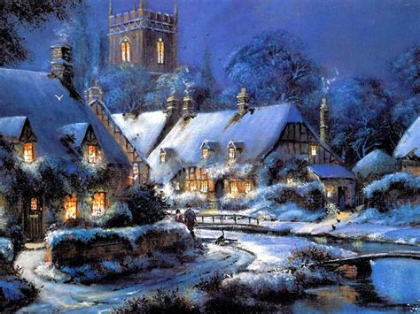 Winter Village Wallpapers Top Free Winter Village Backgrounds