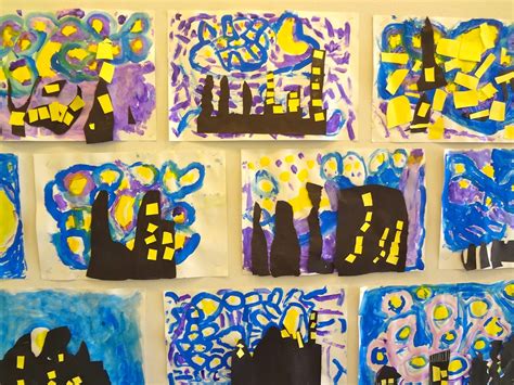 The Talking Walls Van Goghs Starry Night2nd Grader Style