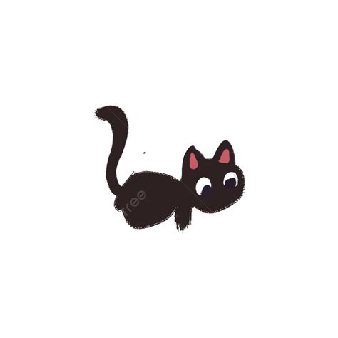 القط الأسود قط قطه صغيرة قطة سوداء صغيرة Png صورة للتحميل مجانا