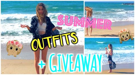 7 days of summer giveaways for creative families. Summer outfit ideas + GIVEAWAY - YouTube