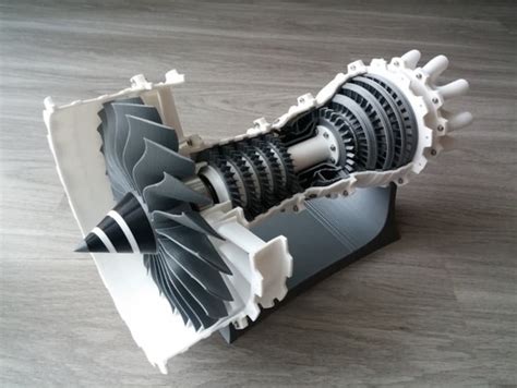 3d Printable Jet Engine Stl Bestanden Voor Afdrukken Etsy Nederland