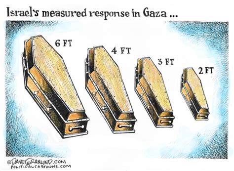 Israeli Measured Response Dave Granlund Comics Arcamax Publishing