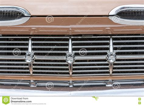 American Muscle Car Front View Stock Photo Image Of