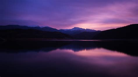 2560x1440 Mountain Lake Night Reflection 1440p Resolution Wallpaper Hd