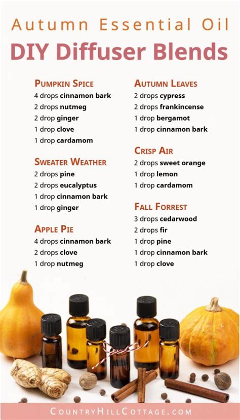Essential Oil Blends For Fall 6 Diy Autumn Diffuser Blend Recipes Essential Oil Diffuser
