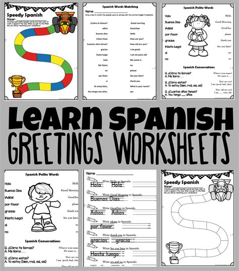 Spanish Greetings Worksheet
