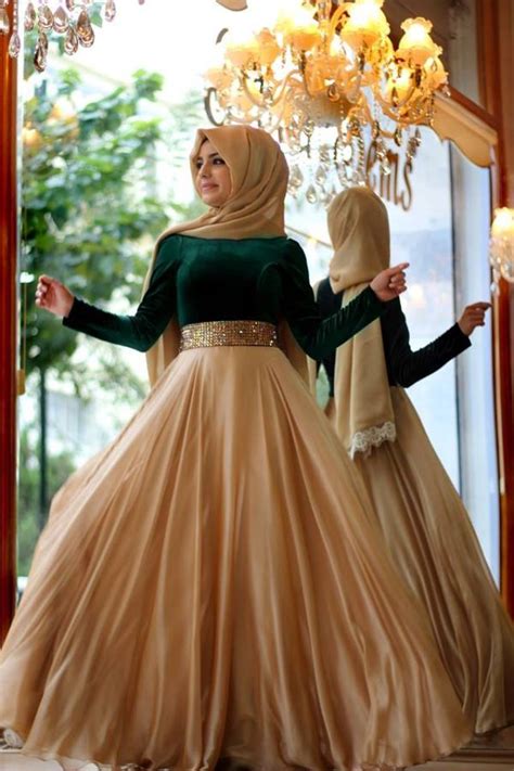 Hijab Soiree Dresses 2014 New Collection The Skirt Of This Dress Islamic Fashion Muslim